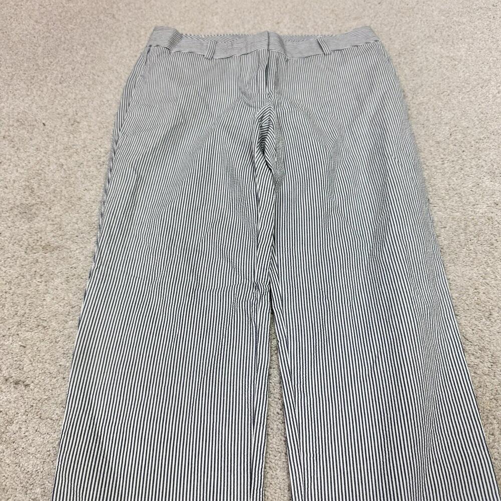 Talbots Signature Pants Women’s Blue White Striped Size 2 - Picture 7 of 12